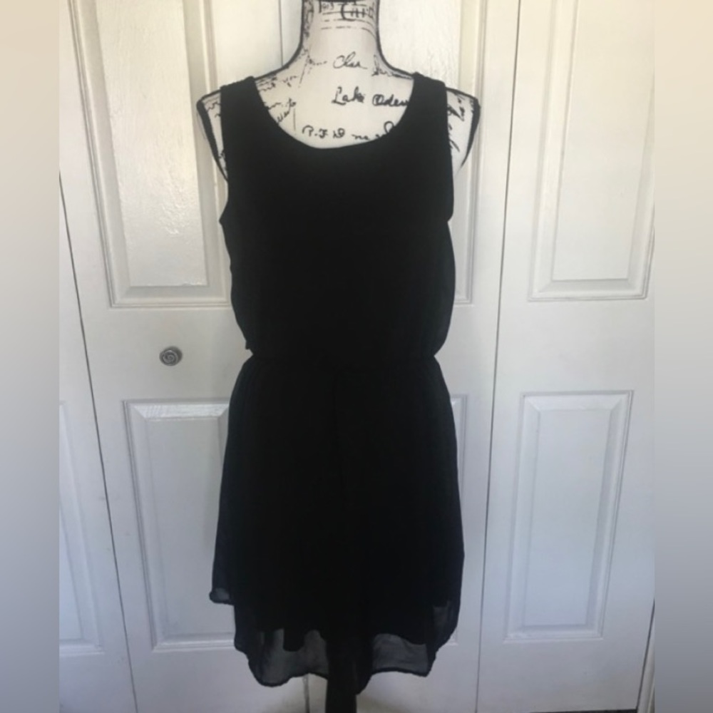 My Story Black Midi Dress